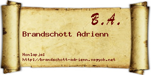 Brandschott Adrienn névjegykártya